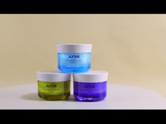 In xử lý UV in 50ml Double Wall Acrylic Plastic Jar cho Body Scrub Cream