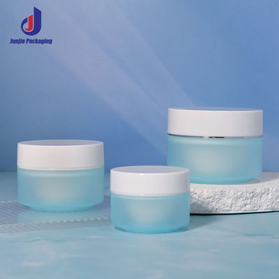 Custom Round Plastic Type PP 30 50g Matte Empty Eye Facial Luxury Cream Thùng kem cho mặt kem chăm sóc da kem bọc