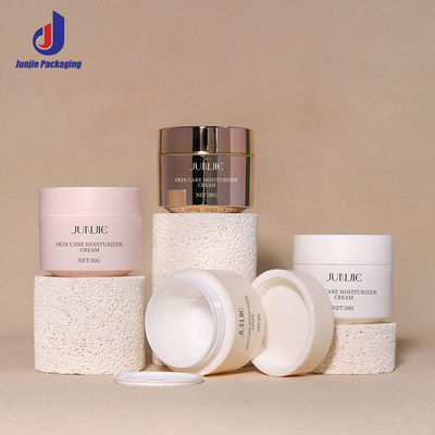 Các thùng nhựa PP tròn 50g Thùng mỹ phẩm tùy chỉnh với nắp vít