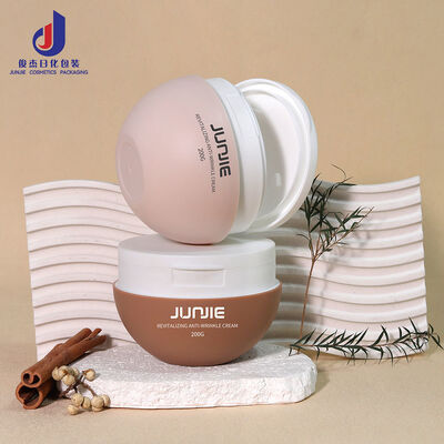 Giá nhà máy nhựa PP 200g bình mỹ phẩm với Flip Top Cap Face Body Scrub Toner Bamboo Pads Container with Tweezer